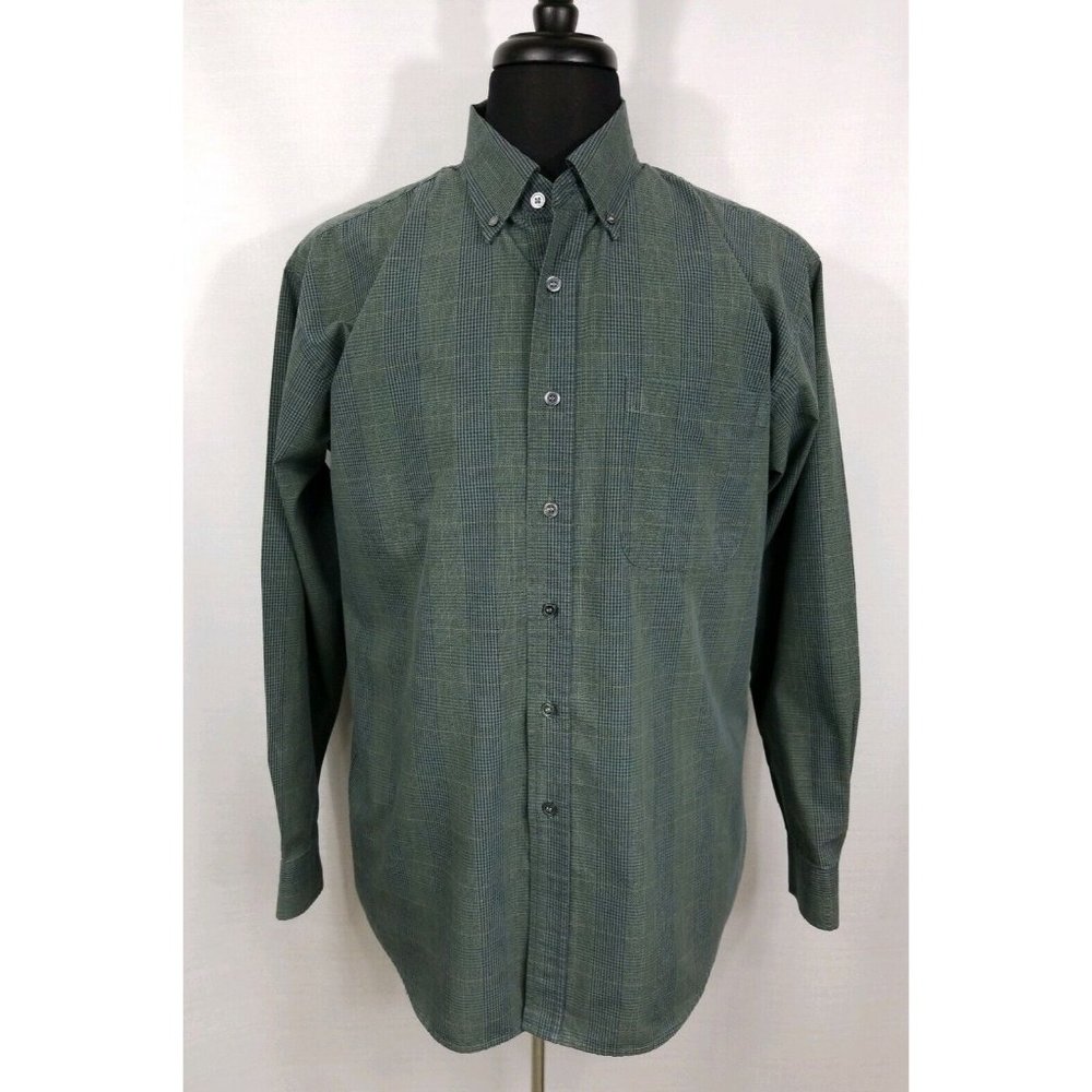 John Phillip of London Mens Large Long Sleeve Casual Work Business Shirt Comfort